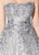 Montage, Ivonne D by Mon Cheri - 119D47B Strapless Beaded Ballgown In Silver and Multi-Color