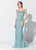 Montage, Ivonne D by Mon Cheri - 119D51W Embroidered Scoop Gown In Blue