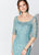 Montage, Ivonne D by Mon Cheri - 119D51W Embroidered Scoop Gown In Blue