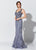 Ivonne D for Mon Cheri - 119D52 Embroidered Feathered Dress