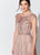 Montage, Ivonne D by Mon Cheri - 119D53 Sequined Bateau A-line Dress In Pink and Neutral