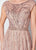 Montage, Ivonne D by Mon Cheri - 119D53W Sequined Bateau A-line Dress In Pink and Neutral
