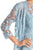Adrianna Papell - Bateau Neck Viscose Dress with Jacket 11254090 in Blue