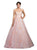 Dancing Queen - 1204 Strapless Embellished Sweetheart Prom Ballgown In Pink