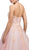 Dancing Queen - 1204 Strapless Embellished Sweetheart Prom Ballgown In Pink