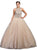 Dancing Queen - 1205 Embellished Jewel Quinceanera Gown in Neutral
