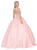 Dancing Queen - 1205 Embellished Jewel Quinceanera Gown in Pink
