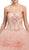 Dancing Queen - 1208 Strapless Bedazzled Quinceanera Ballgown In Orange