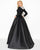 Mac Duggal - Embellished Long Sleeves Ballgown 12093R In Black