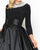 Mac Duggal - Embellished Long Sleeves Ballgown 12093R In Black