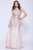 Shail K - 12104 Two-Piece Sequined Tulle Trumpet Gown In Pink