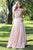 Shail K - 12111 Embellished Two Piece A-line Dress In Pink