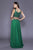 Shail K - 12117 Two Piece Embellished A-line Dress In Green