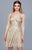 Shail K - 12180W Sequin-Embellished Tulle A-Line Dress