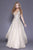 Shail K Plunging V-Neck Sequined Tulle Gown 12134 - 1 pc Gold In Size 4 Available