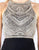 Cassandra Stone - 12139A Beaded Halter Sheath Evening Gown In Black