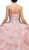 Dancing Queen - 1216 Strapless Bedazzled Sweetheart Ruffled Quinceanera Ballgown In Pink