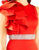 Cassandra Stone - 12167A Ruffled Jewel Fitted Evening Gown In Red