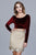 Shail K - 12175 Two Piece Applique Sheath Dress in Neutral and Silver