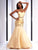 Clarisse - 2851 Bejeweled Mermaid Dress in Gold