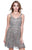 Shail K - 12180W Sequin-Embellished Tulle A-Line Dress