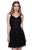 Shail K - 12180W Sequin-Embellished Tulle A-Line Dress