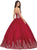Dancing Queen - 1219 Strapless Bedazzled Sweetheart Quinceanera Ballgown
