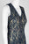 Taylor - 1219M Sleeveless Floral Lace Handkerchief Hem Dress In Blue