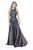 Shail K - Sequined Halter Tulle A-line Dress 12205 - 1 Pc Lavender in Size 6 Available