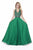Shail K - 12208 Embellished Halter V-neck Tulle A-line Dress In Green