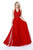 Shail K - Embellished Halter V-neck Tulle A-line Dress 12208 - 1 pc Black In Size 8 Available