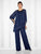 Cameron Blake - 117625 Three-Piece Chiffon Set in Blue