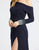 Mac Duggal Evening - 12231D Jewel Cuffed Asymmetrical Long Gown In Blue