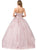 Dancing Queen - 1224 Strapless Sweetheart Lace-up Back Ballgown In Pink