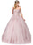 Dancing Queen - 1224 Strapless Sweetheart Lace-up Back Ballgown In Pink