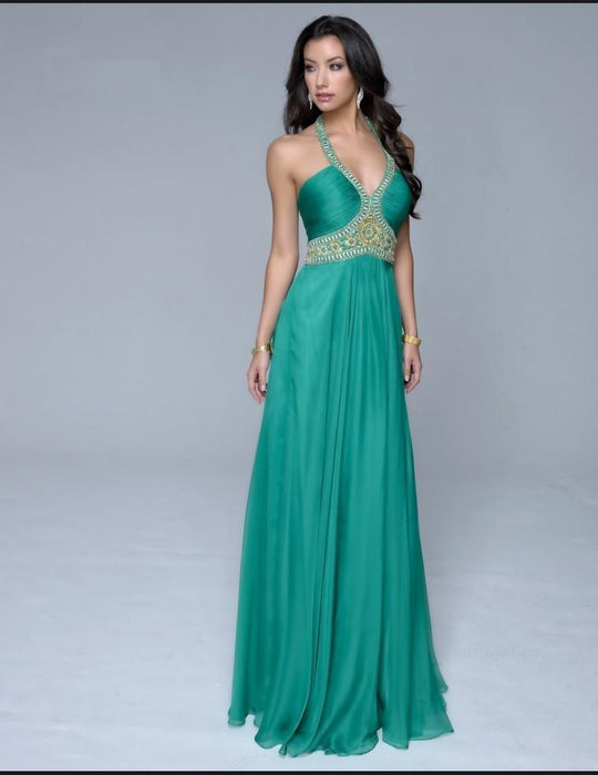 Nina Canacci - 1235 Dress in Green