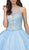 Dancing Queen - 1239 Crystal Beaded Halter Quinceanera Ballgown