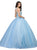 Dancing Queen - 1239 Crystal Beaded Halter Quinceanera Ballgown