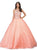 Dancing Queen - 1244 Bejeweled Halter Quinceanera Ballgown