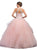 Dancing Queen - 1245 Bedazzled Halter Quinceanera Ballgown In Pink