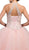 Dancing Queen - 1245 Bedazzled Halter Quinceanera Ballgown In Pink