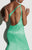 Studio 17 - 12463 One Shoulder Beaded Chiffon Gown In Green