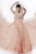 Studio 17 - Strapless Beaded Sweetheart Empire Gown 12494 In Orange