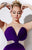 Studio 17 - 12513 Sleeveless Ruched Beaded Evening Gown In Purple