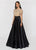 Ashley Lauren - 1251 Beaded Two Piece Ball Gown in Black