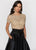 Ashley Lauren - 1251 Beaded Two Piece Ball Gown in Black