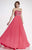 Studio 17 - 12545 Beaded Sweetheart A-line Dress in Pink