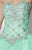 Studio 17 - 12567 Beaded Sweetheart Tulle Ballgown in Green