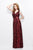 Primavera Couture - Astounding V Neck Full Sequins Long Sheath Dress 1257 in Red