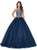 Dancing Queen - 1259 Sleeveless Bedazzled Halter Quinceanera Ballgown